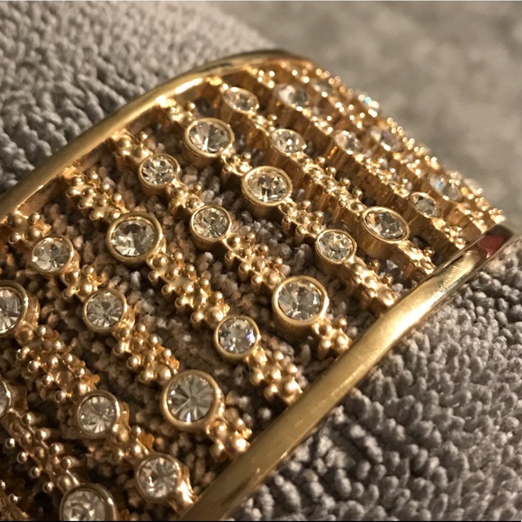 Gold Cuff Bracelet - Picture 1 of 3